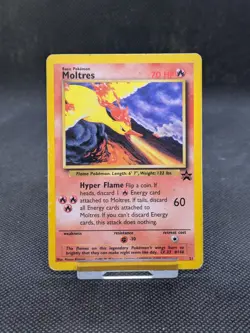 Pokemon Moltres Wizards Black Star Promos 21 WOTC Played - Image 1
