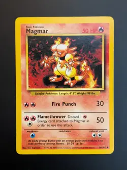 Magmar - Base Set - 36/102 - Pokemon - Regular - Uncommon - Image 1