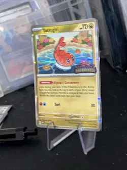 Pokemon TCG Tatsugiri SVP 118 Black Star Promo Holo Stamped Twilight Masquerade - Image 3
