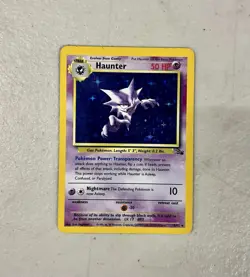 Pokemon TCG Haunter Fossil 6/62 Holo Unlimited Holo Rare - Image 1