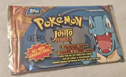 Pokemon Totodile Johto Series 1 2001 Topps TV Animation Ed. Sealed - Image 1
