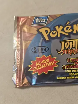Pokemon Totodile Johto Series 1 2001 Topps TV Animation Ed. Sealed - Image 2