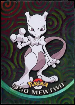 2000 Topps Pokemon TV Animation Edition Series 3 Holo Foil #150 Mewtwo - Image 1