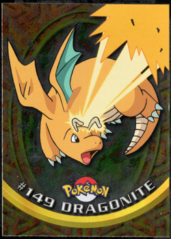 2000 topps Pokemon TV Animation Edition Series 3 Holo Foil #149 Dragonite - Image 1