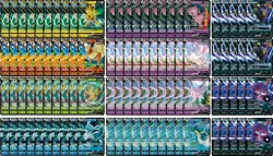 100 Lot V RR Pokemon Chinese Card Umbreon Gengar Eevee Sylveon Mew #A5-SQ - Image 1