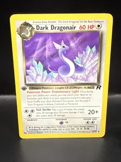 Pokemon Dark Dragonair 33/82 Team Rocket Regular 1st Edition - Image 1