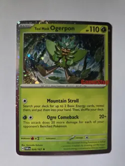 🔥Pokemon TCG Teal Mask Ogerpon 024/167 Gamestop Promo🔥 - Image 1