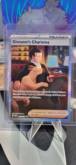 Giovanni's Charisma Special Illustration Rare 204/165 Pokemon 151 English NM-M - Image 1