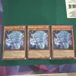 3x Magicians' Souls 1st Edition Ultra Rare RA02-EN014 Yu-Gi-Oh! - Image 1