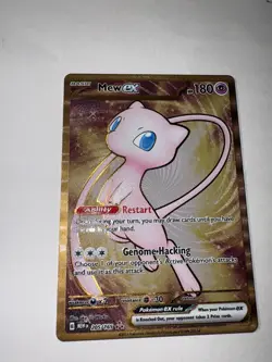 Pokemon TCG Mew ex 151 Metal Card 205/165 Sv: Scarlet & Violet 151 METAL Promo - Image 2