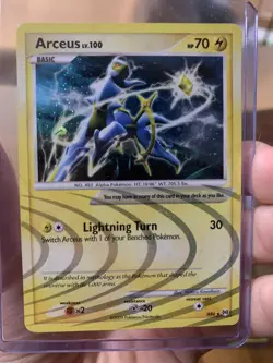 Pokemon TCG Card Arceus AR6 Platinum Arceus Holo Ultra Rare - Image 1