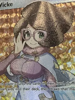 Pokemon Burning Shadows 147/147 Wicke Full Art Trainer Ultra Rare Sought After - Image 3