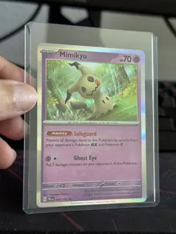 Mimikyu 097/193 HOLO Trick or Trade Halloween Pokemon Card - Image 1