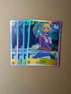 One Piece TCG OP13-110 Stussy SR X4 Playset Card Game CCG English - Image 1