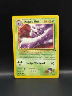 Pokemon Koga’s Muk #26/132 Non-Holo Rare - 2000 Unlimited Gym Challenge - Image 1