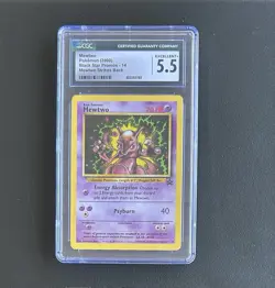 CGC 5.5 Mewtwo 2000 Black Star Promos 14 Mewtwo Strikes Back Pokemon Card - Image 2