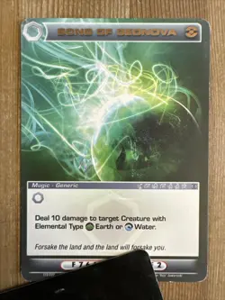 Song of Genova Chaotic Mugic Card Dawn of Perim Copper Letter Rare 173/232 HP - Image 1