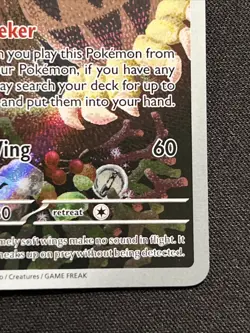 Noctowl SVP 141 ETB Black Star Promo Full Art Holo Pokemon Card - Image 3