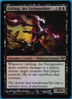 Ashling, the Extinguisher FOIL Eventide PLD Black Rare CARD (505501) ABUGames - Image 1