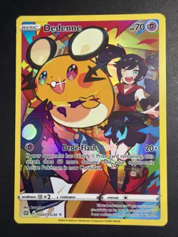 Dedenne TG07/TG30 Brilliant Stars Trainer Gallery Ultra Rare Pokemon TCG Card NM - Image 1
