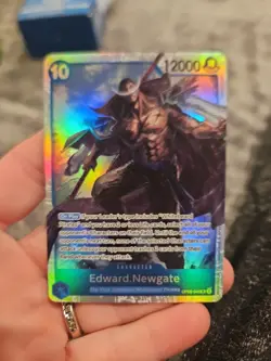 Edward Newgate OP08-043 SR One Piece Card Game Two Legends PACK FRESH - Image 1