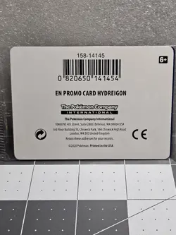 Pokemon | Hydreigon | *Sealed* | [Thank You] Stamped Promo Card | Reverse Holo - Image 2