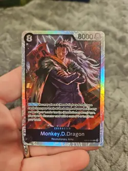 Monkey.D.Dragon OP12-094 Legacy of the Master Rainbow Holo Foil One Piece Card - Image 1