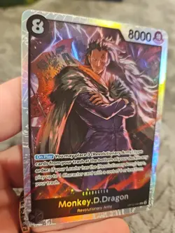 Monkey.D.Dragon OP12-094 Legacy of the Master Rainbow Holo Foil One Piece Card - Image 2
