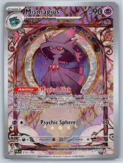 Mismagius - Illustration Rare - Paldea Evolved PAL 212/193 IR Pokemon Card NM - Image 1