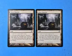 2x Ghost Quarter Innistrad 2011 Mtg Magic Gathering Card Colorless Land Mana 240 - Image 1