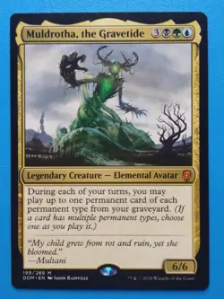 MTG 1x Muldrotha the Gravetide NM Dominaria Magic - Image 1