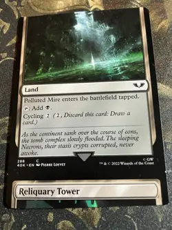 Polluted Mire MTG MISPRINT MISCUT - Image 1