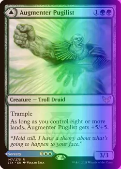 MTG Augmenter Pugilist (147/447) Strixhaven School of Mages LP FOIL - Image 1