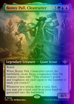 MTG Bonny Pall, Clearcutter (349/441) Outlaws of Thunder Junction LP FOIL - Image 1