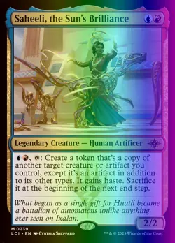 MTG Saheeli, the Sun's Brilliance (239/535) The Lost Caverns of Ixalan LP FOIL - Image 1