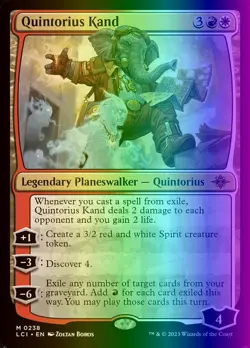 MTG Quintorius Kand (238/535) The Lost Caverns of Ixalan LP FOIL - Image 1