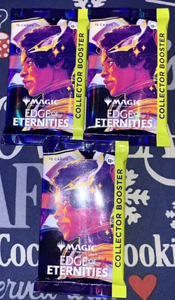 (LOT OF 3) MTG Magic the Gathering - Edge of Eternities Collector Booster Packs - Image 1
