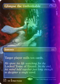 MTG Glimpse the Unthinkable (378/686) Double Masters 2022 NM FOIL - Image 1
