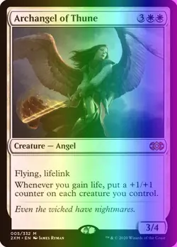 MTG Magic the Gathering Archangel of Thune (5/503) Double Masters LP FOIL - Image 1