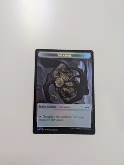 MTG - Treasure/Toy Token (Foil) - Duskmourn NM/M Condition - Image 1