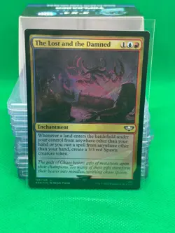 The Lost and the Damned - Warhammer 40k - Surge Foil - MTG - Damaged - Image 1