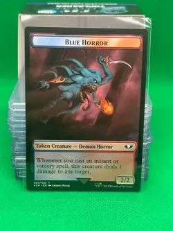 Blue Horror // Spawn - Warhammer 40k - Surge Foil - MTG - Damaged - Image 2