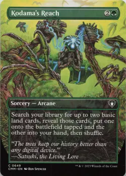 Kodama's Reach (Borderless) C Commander Masters 649 NM MTG - Image 1