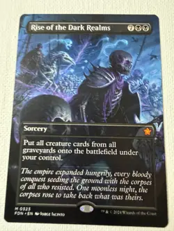 Rise of the Dark Realms | Borderless | Foundations | Mythic Rare | NM | MTG - Image 1