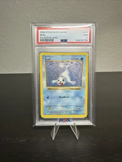 1999 Pokemon Base Set Shadowless - Seel 41/102 - PSA 7 NM - Image 1
