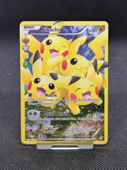 Pikachu EX RC29/RC32 Generations Ultra Rare Full Art Holo Pokemon Card - Image 1