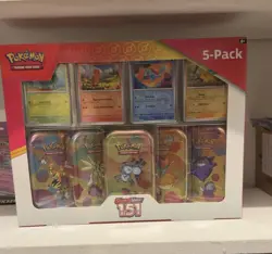 Pokemon Scarlet & Violet 151 Mini Tin 5-pack (Magneton) - Image 1