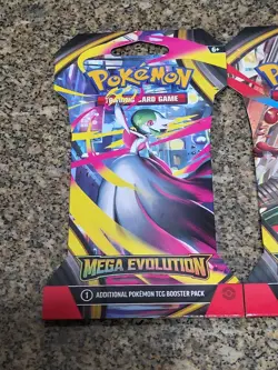 Pokemon Mega Evolution Sleeved Booster Packs Sealed Set of 4 + Scizor ex 195/162 - Image 2