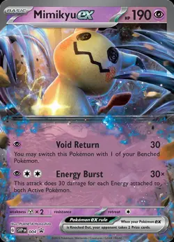 Pokemon Mimikyu ex (4/152) Scarlet & Violet Black Star Promos NM HOLO - Image 1