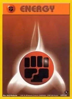 Pokemon Fighting Energy (127/133) Gym Challenge LP - Image 1